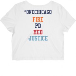 Ladies Slim Fit Crop Top Tee