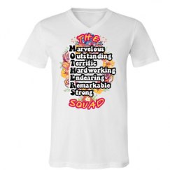 Unisex V-Neck Jersey Tee