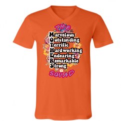 Unisex V-Neck Jersey Tee