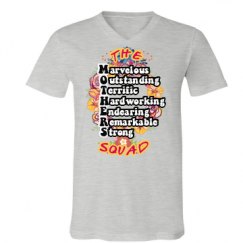 Unisex V-Neck Jersey Tee