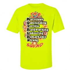 Unisex Ultra Cotton Safety Neon Crewneck Tee