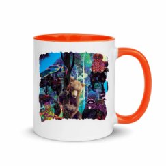 11oz Ceramic Mug with Color Inside