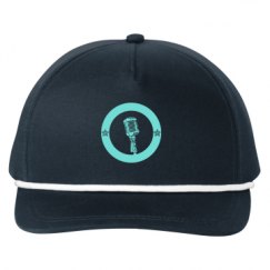 Snapback Five-Panel Rope Hat