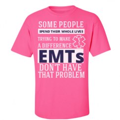 Unisex Ultra Cotton Safety Neon Crewneck Tee