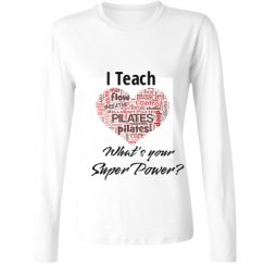 Ladies Relaxed Fit Basic Long Sleeve Tee