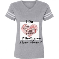 Ladies Relaxed Fit Vintage Sports Tee