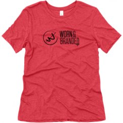 Ladies Relaxed Fit Super Soft Triblend Tee