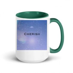 15oz Ceramic Mug with Color Inside
