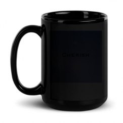 15oz Black Glossy Mug