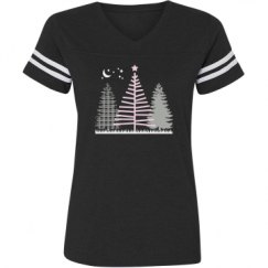 Ladies Relaxed Fit Vintage Sports Tee