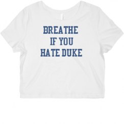 Ladies Slim Fit Crop Top Tee