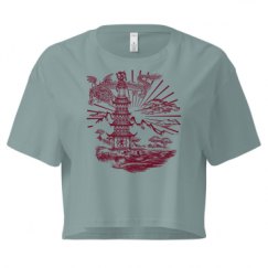 Ladies Festival Cali Crop Top Tee