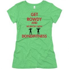 Ladies Slim Fit Super Soft Triblend Tee