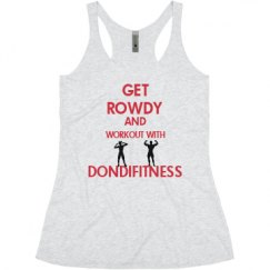 Ladies Slim Fit Super Soft Racerback Triblend Tank