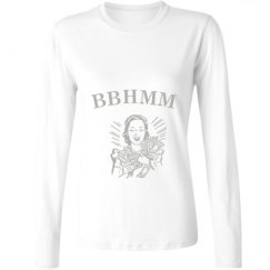 Ladies Relaxed Fit Basic Long Sleeve Tee