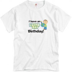 Earth Day Birthday - Grey