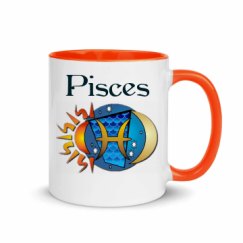 11oz Ceramic Mug with Color Inside