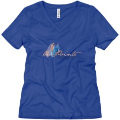 Ladies Relaxed Fit V-Neck Tee