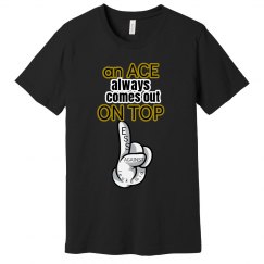 Black and gold Ace Tshirt
