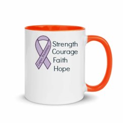 11oz Ceramic Mug with Color Inside