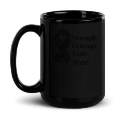15oz Black Glossy Mug