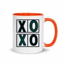 11oz Ceramic Mug with Color Inside