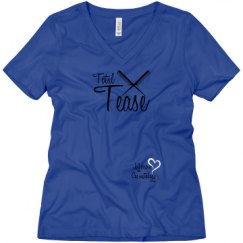 Ladies Relaxed Fit V-Neck Tee