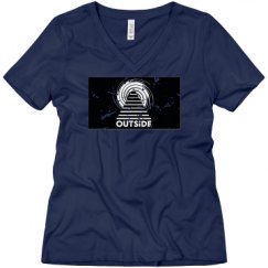 Ladies Relaxed Fit V-Neck Tee