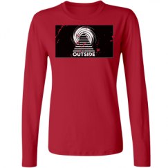 Ladies Relaxed Fit Basic Long Sleeve Tee