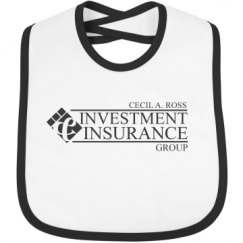 Infant Contrast Trim Bib