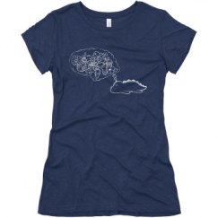 Ladies Slim Fit Super Soft Triblend Tee
