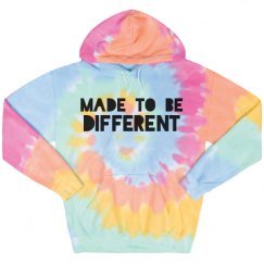 Unisex Tie-Dye Fleece Hoodie