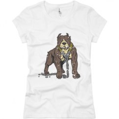 Ladies Slim Fit Basic Promo Jersey Tee