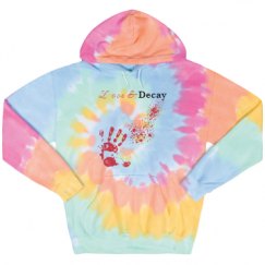 Unisex Tie-Dye Fleece Hoodie