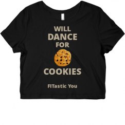 Ladies Slim Fit Crop Top Tee