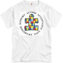 AUTISM Acceptance Love Awareness Support