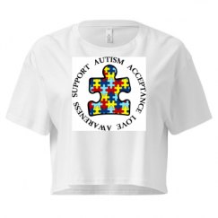 Ladies Festival Cali Crop Top Tee