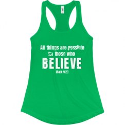 Ladies Slim Fit Racerback Tank Top