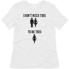 Ladies Relaxed Fit Super Soft Triblend Tee