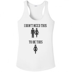 Ladies Athletic Performance Racerback Tank