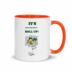 11oz Ceramic Mug with Color Inside