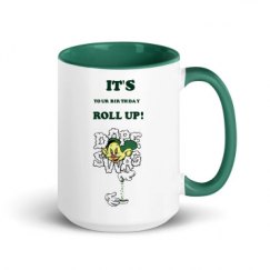 15oz Ceramic Mug with Color Inside