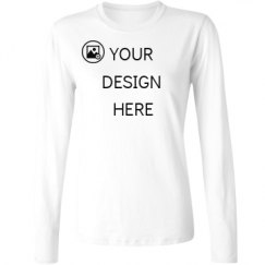 Ladies Relaxed Fit Basic Long Sleeve Tee