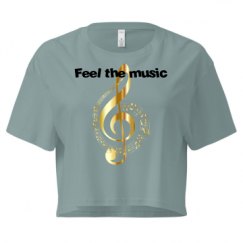 Ladies Festival Cali Crop Top Tee