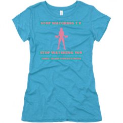 Ladies Slim Fit Super Soft Triblend Tee