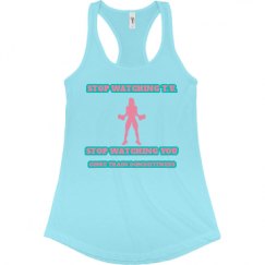 Ladies Slim Fit Racerback Tank Top