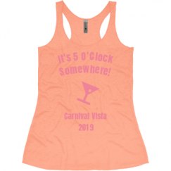 Ladies Slim Fit Super Soft Racerback Triblend Tank