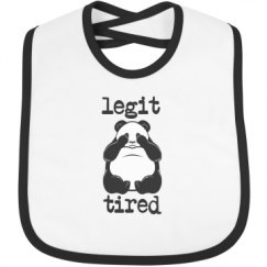 Infant Contrast Trim Bib