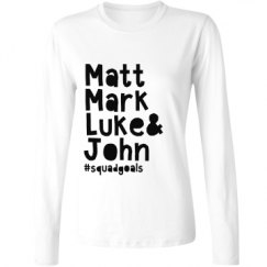 Ladies Relaxed Fit Basic Long Sleeve Tee