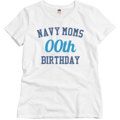 customize navy mom bday